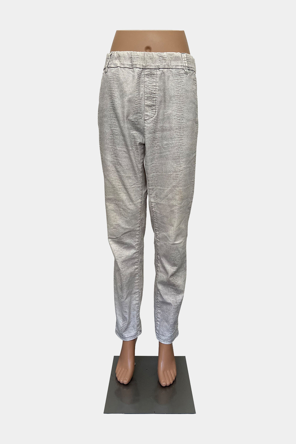 FLOG White & Grey Pants