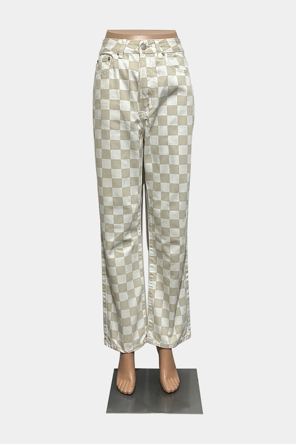 GLASSONS White and Beige Pants