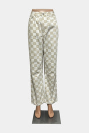 GLASSONS White and Beige Pants