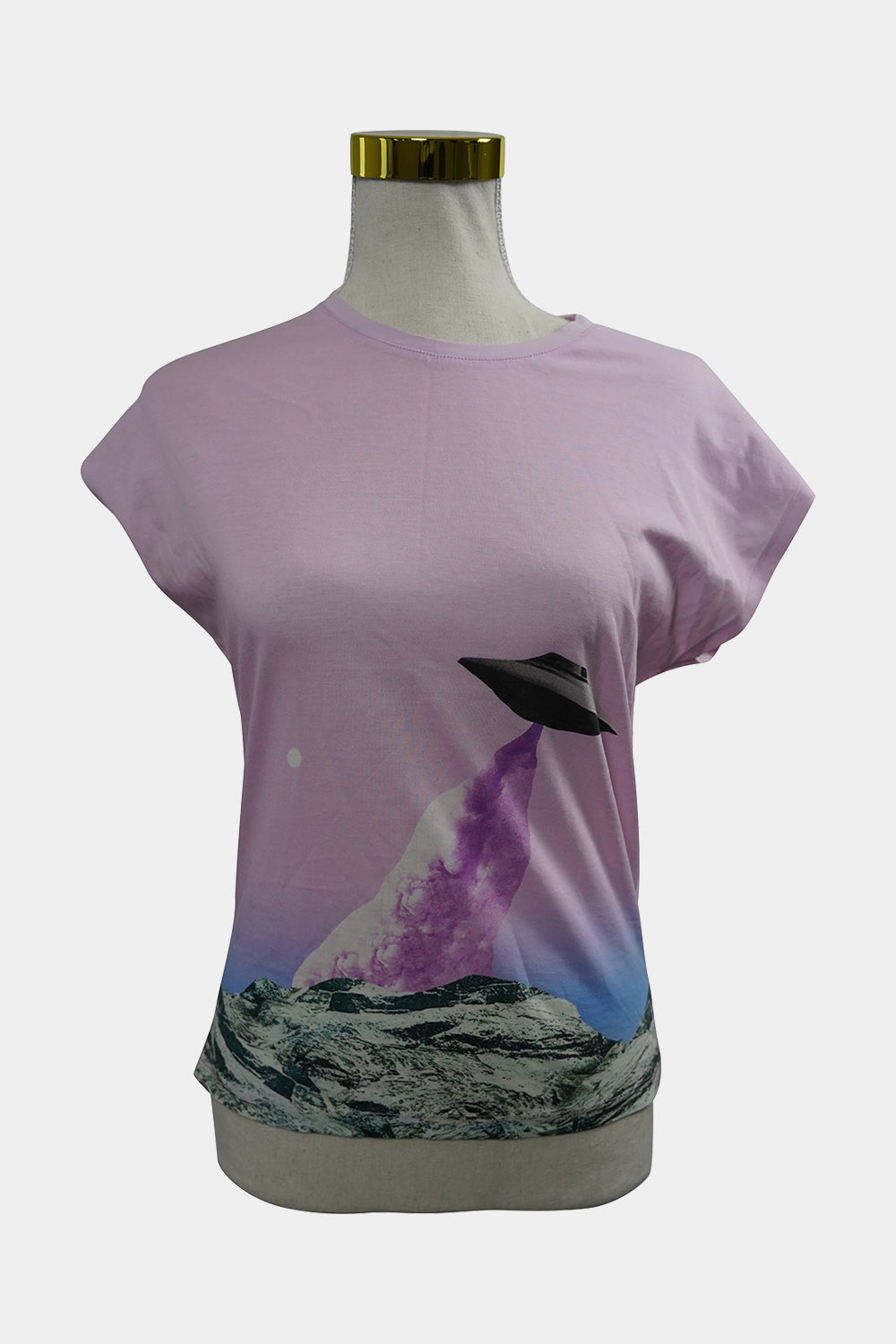 Marcs X Chelsea Tuesday Pink UFO Graphic T-Shirt