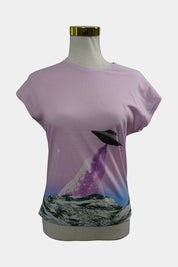 Marcs X Chelsea Tuesday Pink UFO Graphic T-Shirt