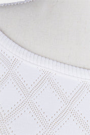 Anti Flirt White Longsleeve Bodysuit