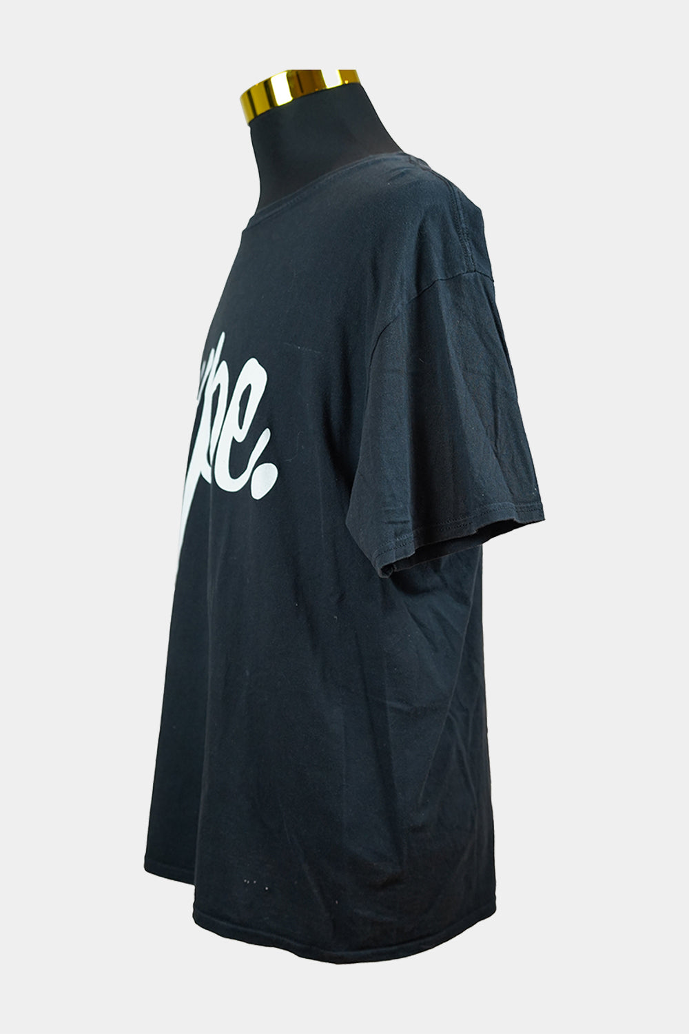 HYPE Black Crew Neck Tee
