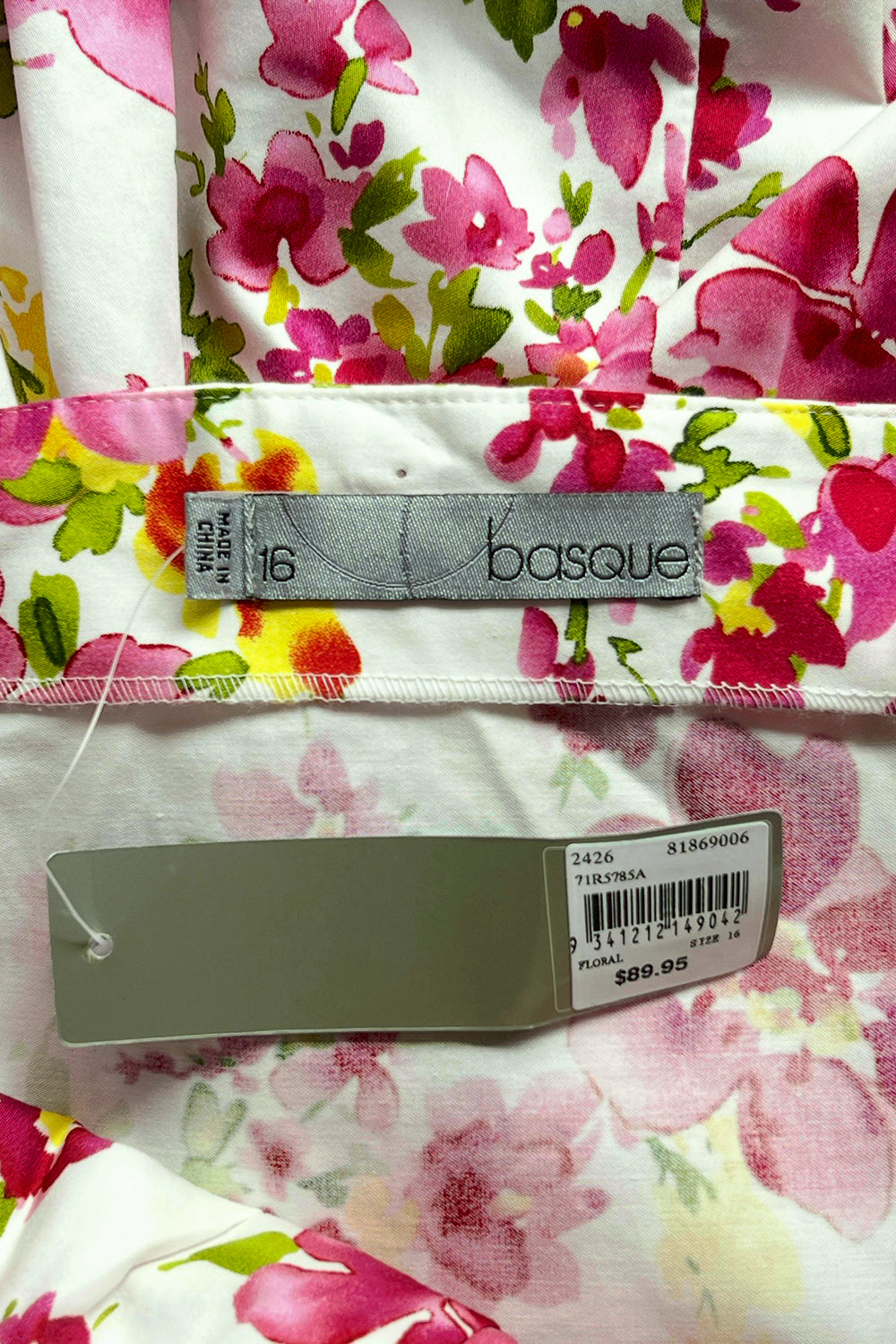 BASQUE Floral Dress
