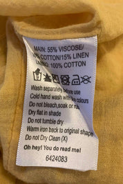All About Eve Mustard Skirt