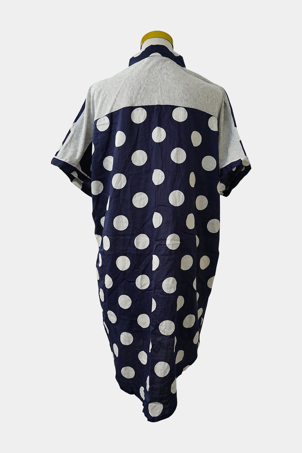 Peter Alexander Navy Polka Dot Button-Up Nightshirt