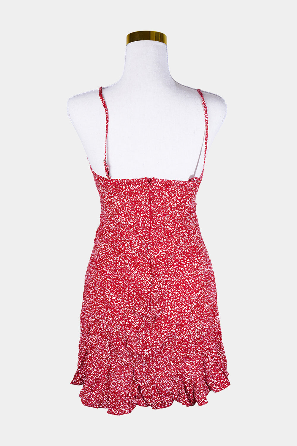 RUMOR Red Print Wrap Dress