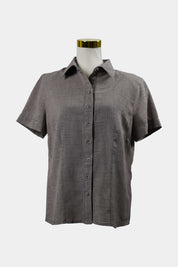 IQ Grey Button Up Vintage T-Shirt