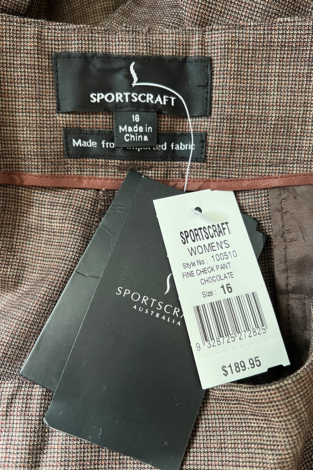 SPORTSCRAFT Brown Pants