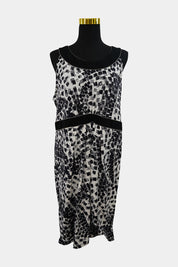 JACQUIE Black, White Work Dress