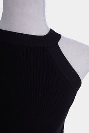 Assorted Brands Black High Neck Knit Crop Top