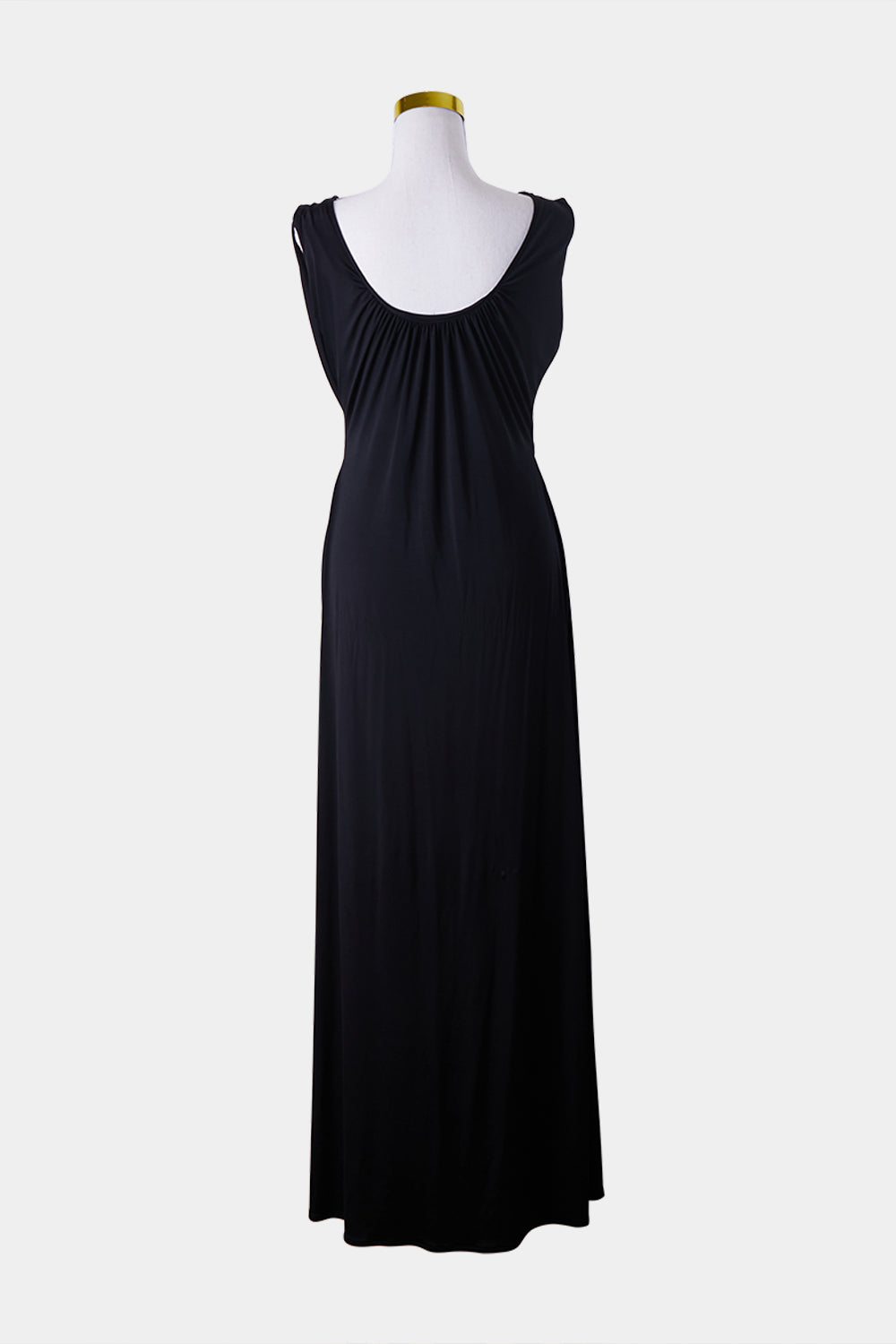 Pia Lady Percy Black Cowl Neck Gown