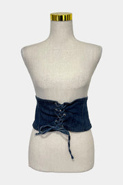 Zara Accesories Blue corset belt