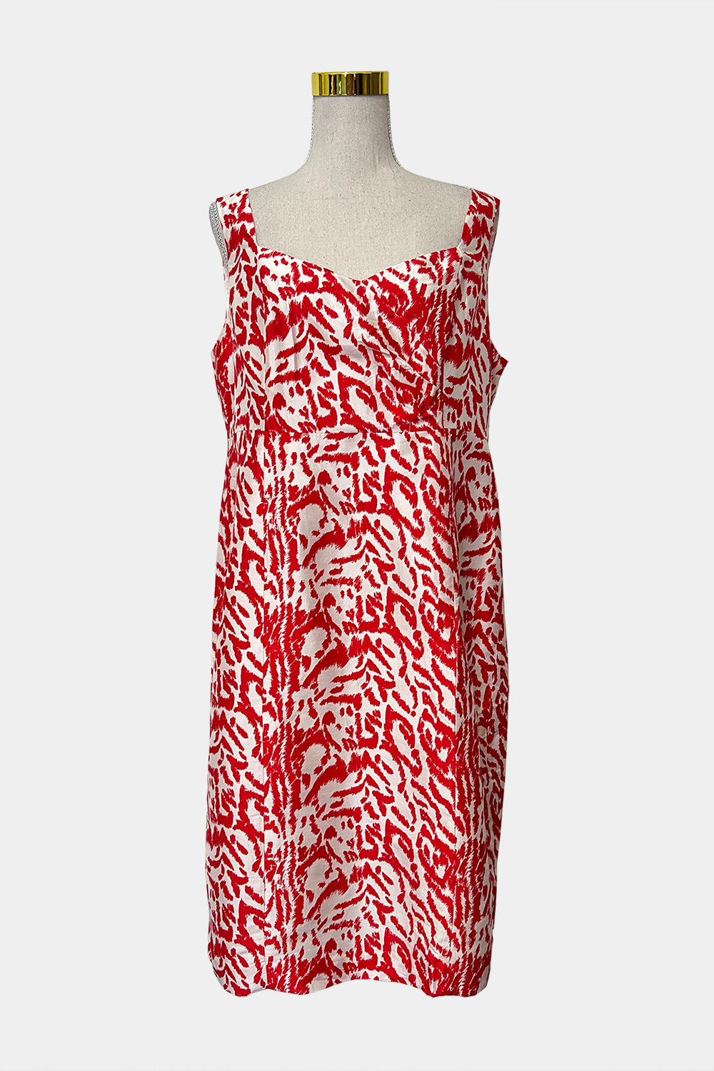 Perri Cutten Red and White Dress