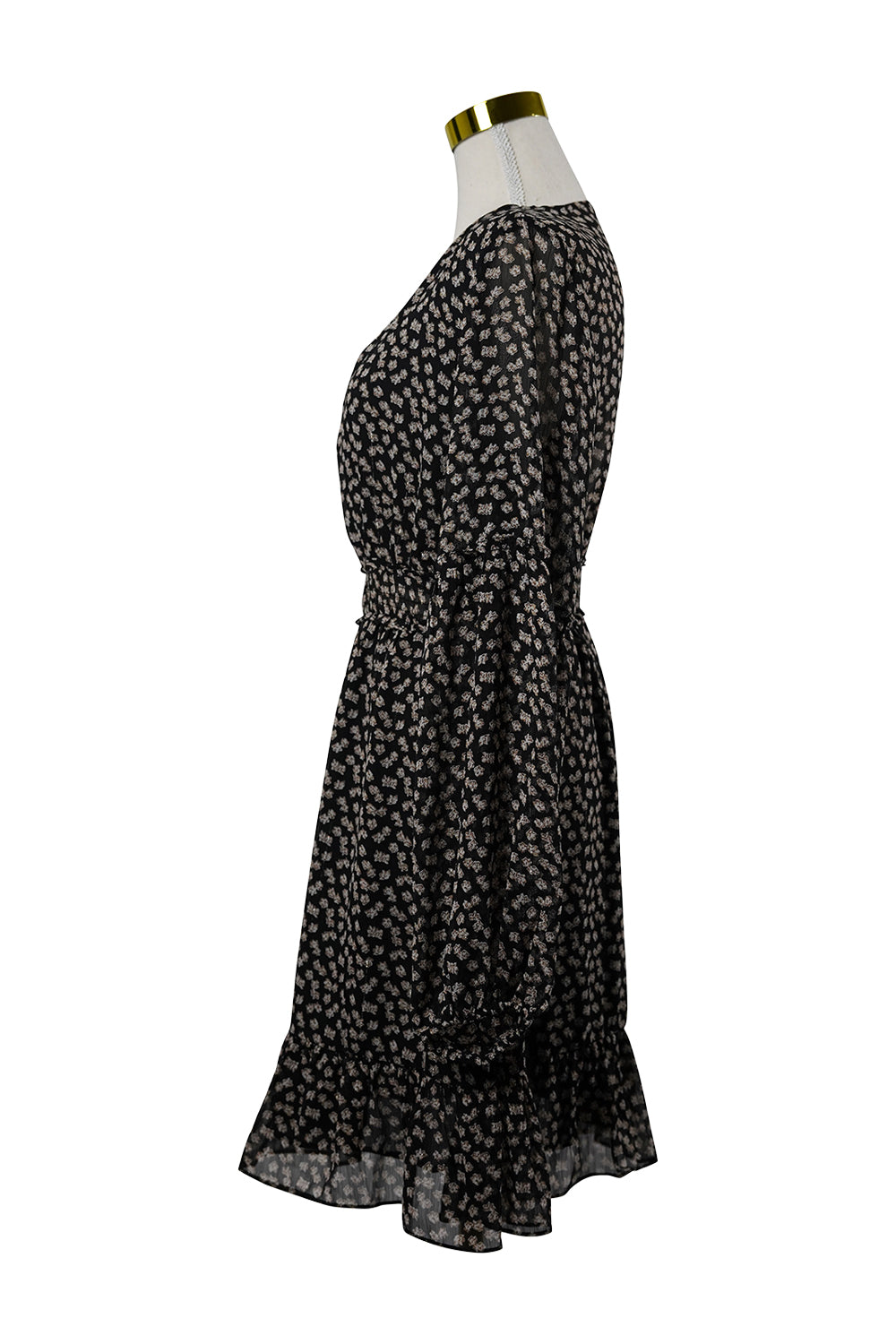 Harper & Me Black Floral Mini Dress