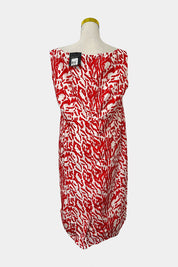 Perri Cutten Red and White Dress