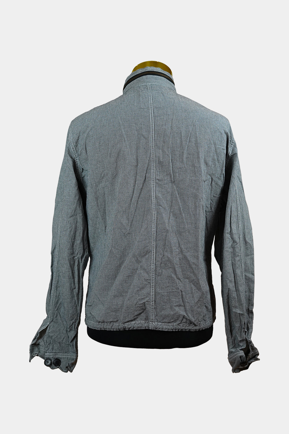 MARCS Black, White Houndstooth Zip Jacket