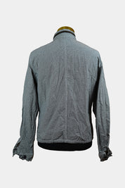 MARCS Black, White Houndstooth Zip Jacket