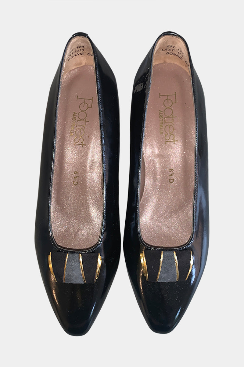 FOOTREST Black Heels