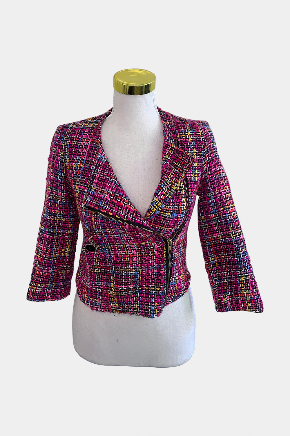 REVIVAL Pink Tweed Jacket