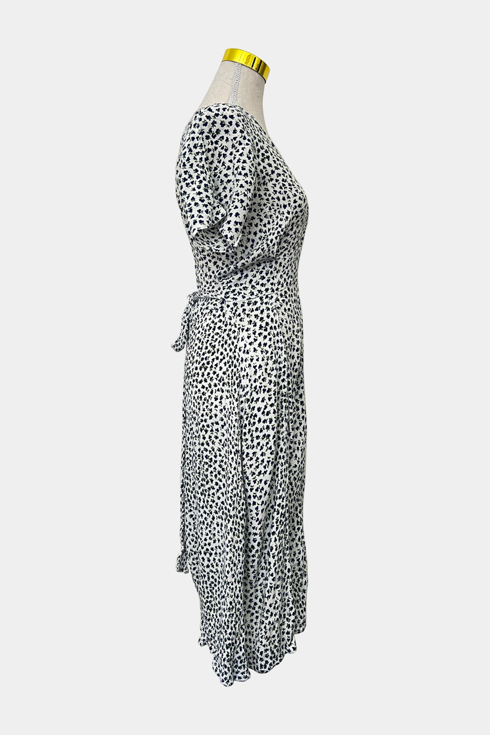 Faithfull The Brand White and Blue Dress