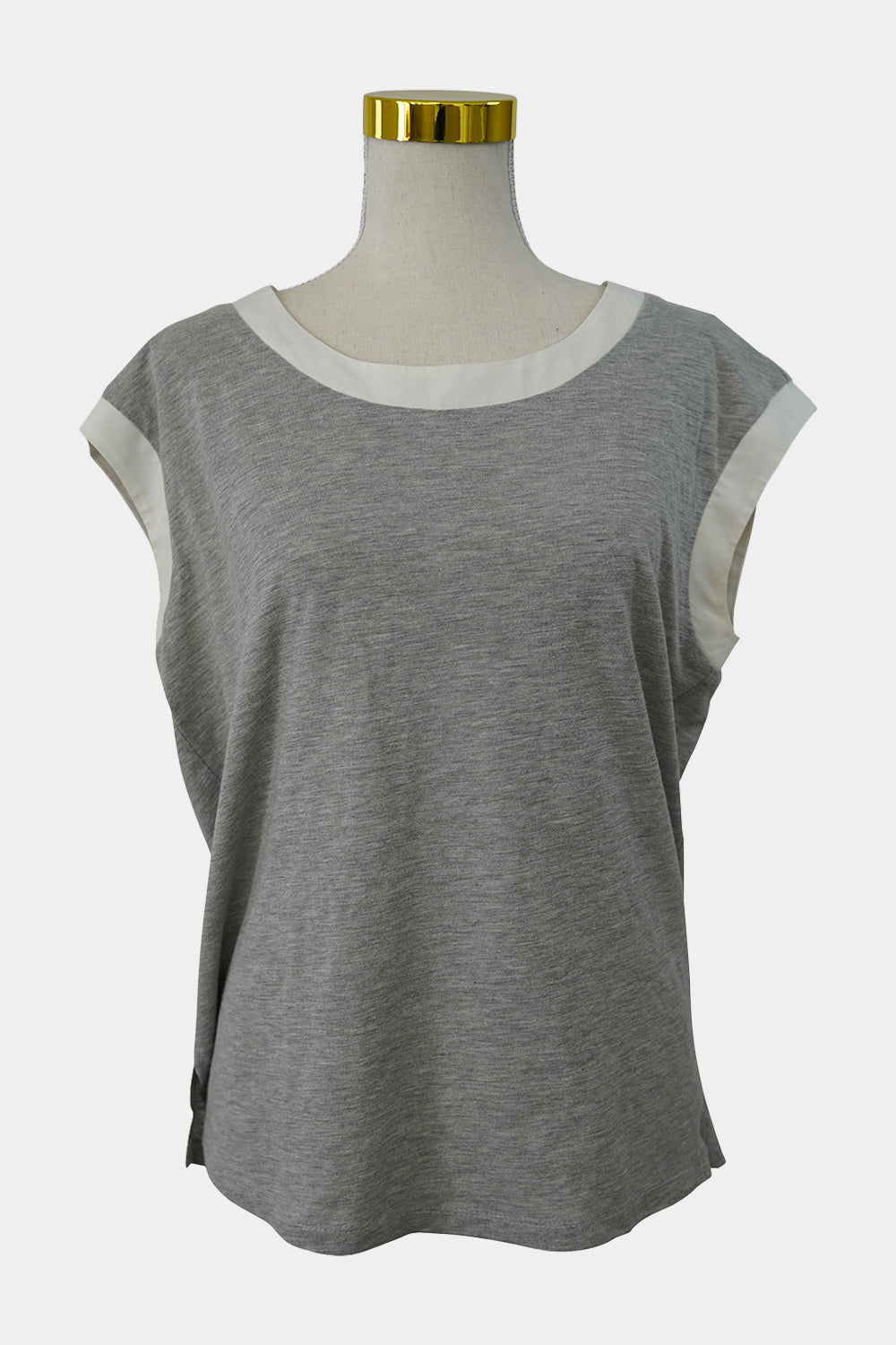 LEONI Grey Contrast Trim Tank