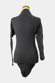Country Road Grey Ribbed Long Sleeve Bodysuit
