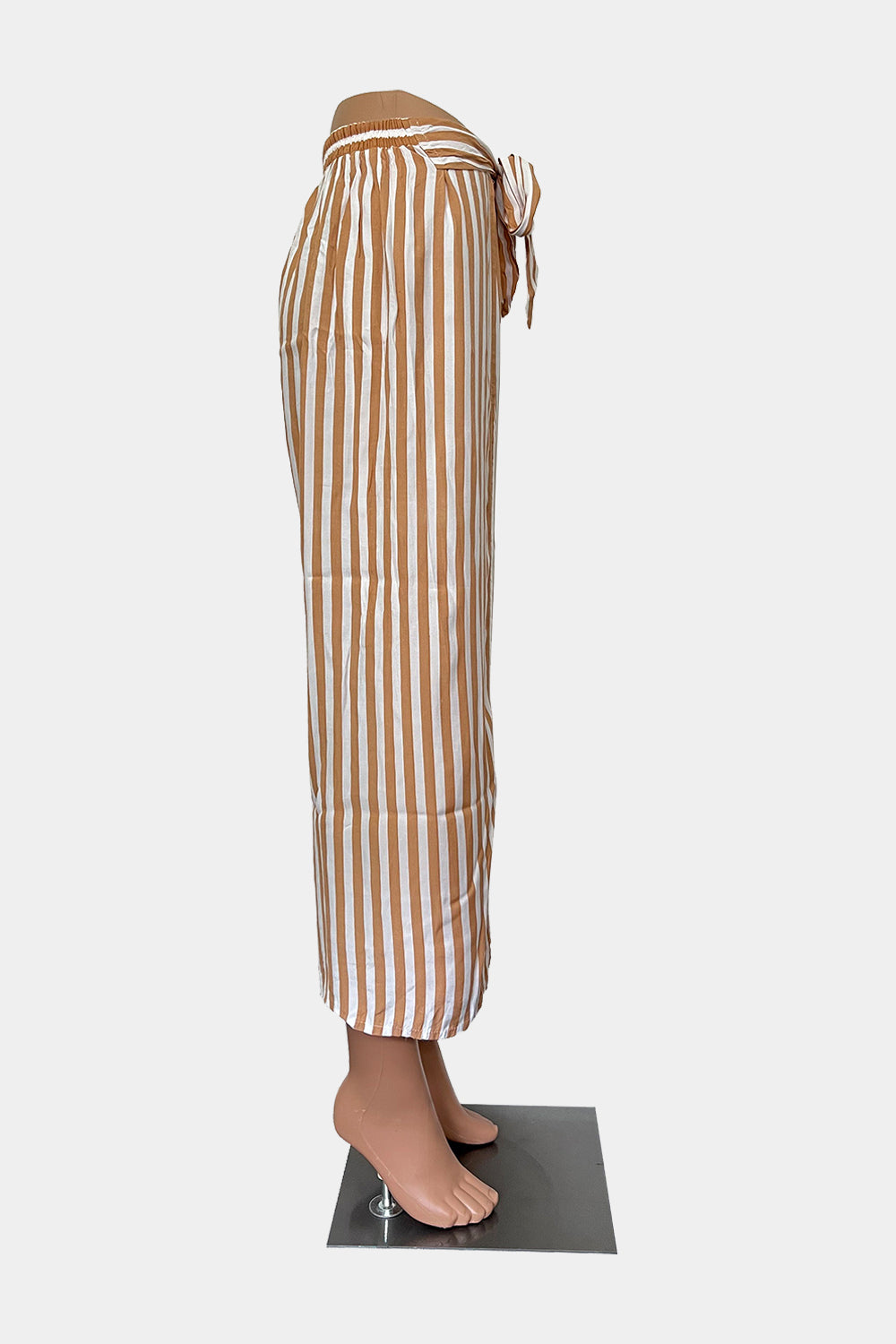 Faithfull The Brand White & Brown Pants