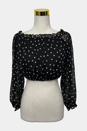 SPORTSGIRL Black and White Top