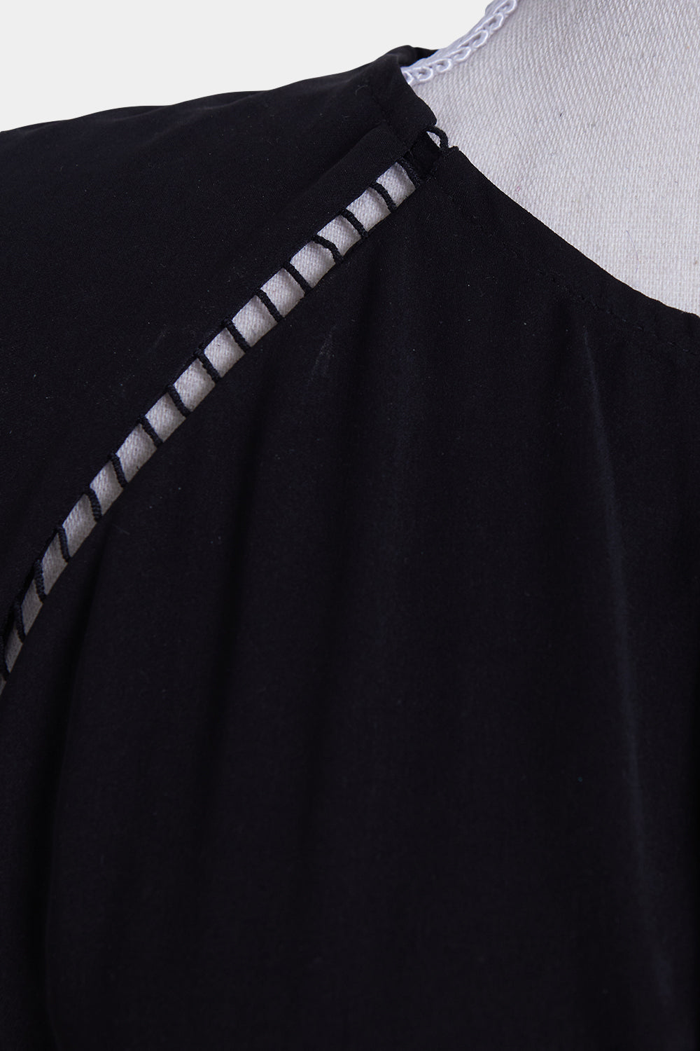 ZIMMEMANN Black Lace Detail Playsuit