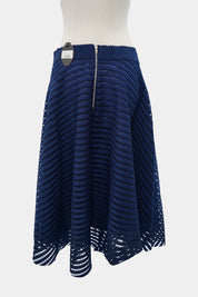 Caroline Morgan Blue Midi Skirt