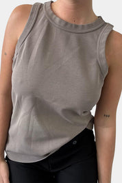 Country Road Brown Thick Singlet