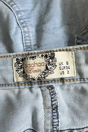 BOOHOO Denim Mini Skirt