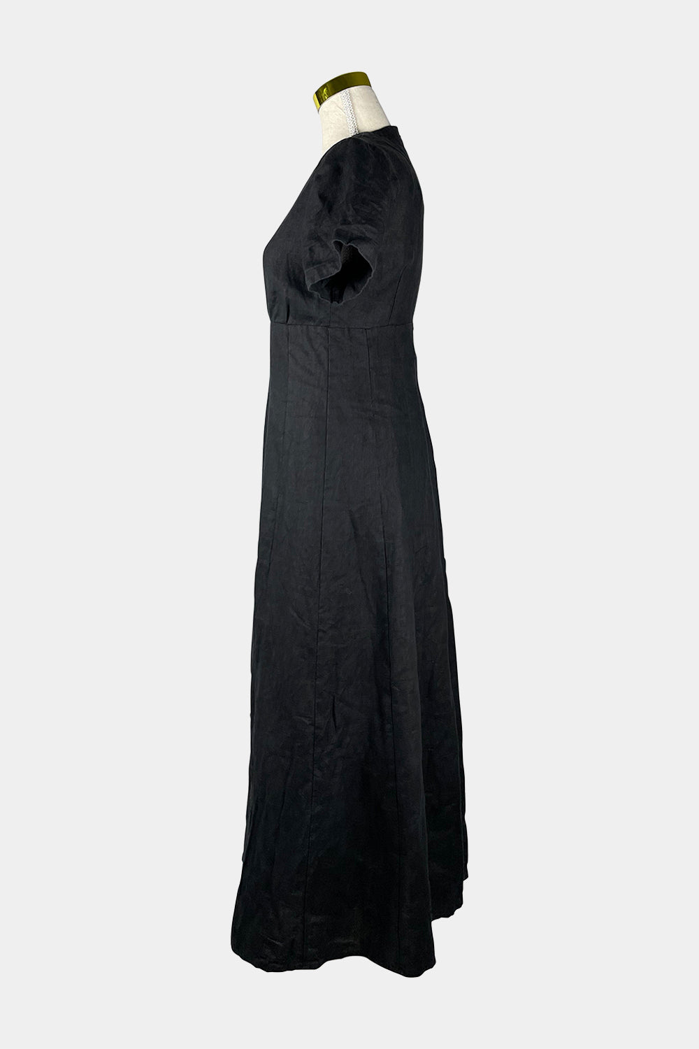 DISSH Black Linen Maxi Dress