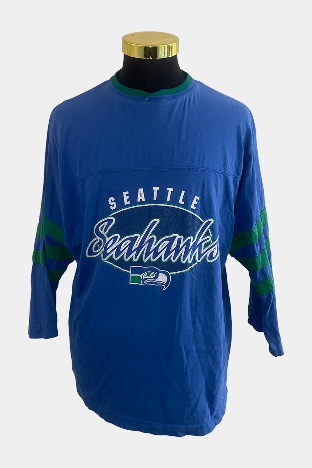 Seattle Seahawks 90s Iron Knights Blue Sweatshirt
