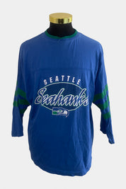 Seattle Seahawks 90s Iron Knights Blue Sweatshirt
