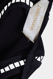 ZIMMEMANN Black Lace Detail Playsuit