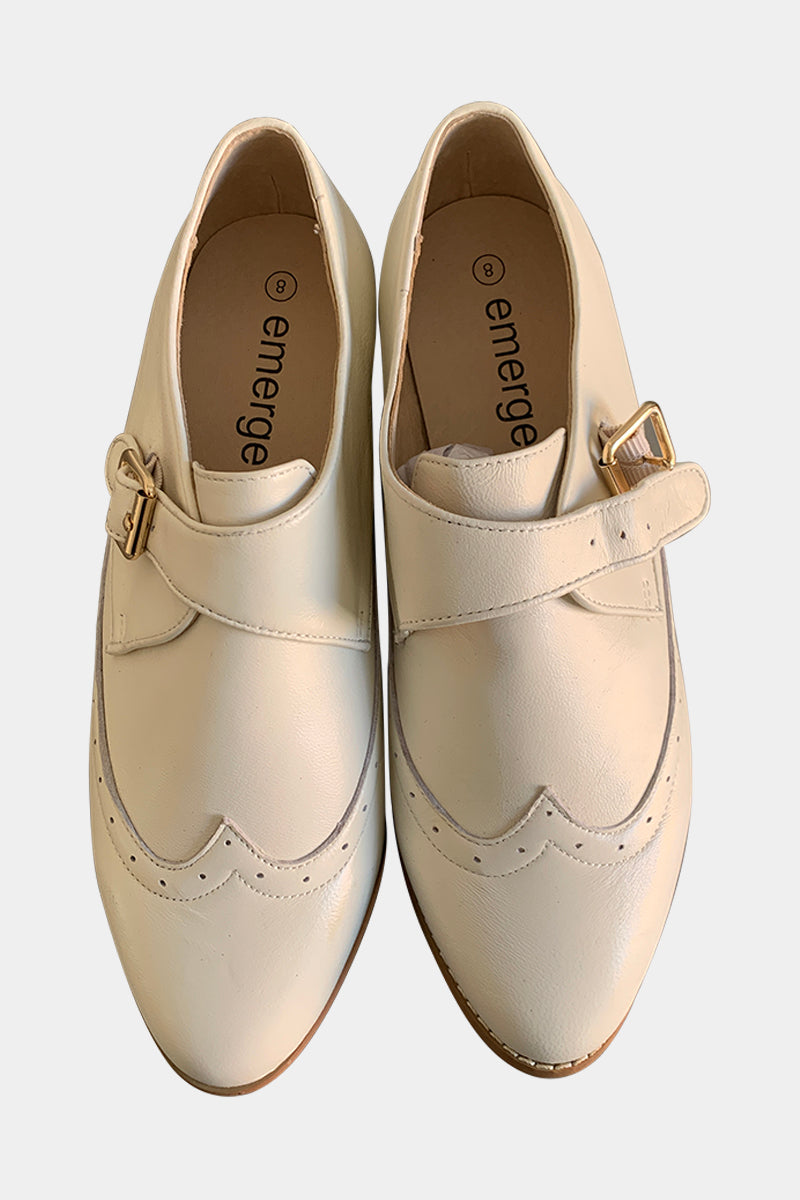 EMERGE Cream Shoes