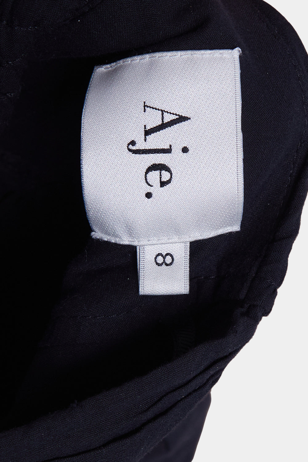 AJE Black Ruffle Miini Skirt