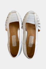 FOOTREST White Sandals