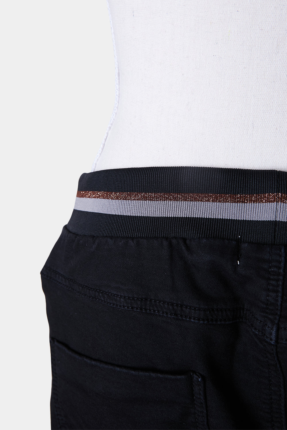 Italian Star Navy Draw String Joggers