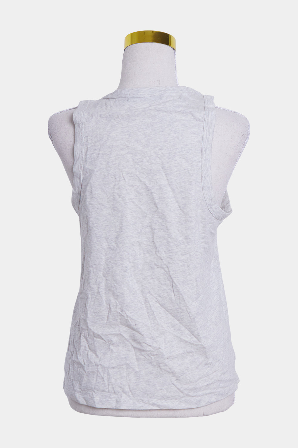 SPORTSGIRL Grey Racer Back Singlet