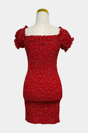 White Fox Red Dress
