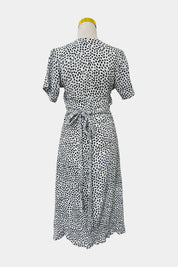 Faithfull The Brand White and Blue Dress