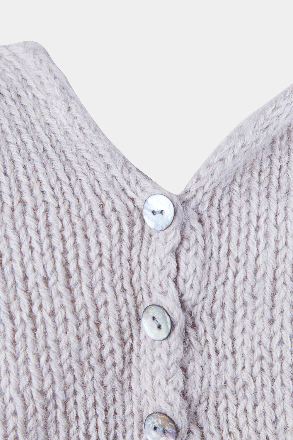 FLANNEL Light Grey Cardigan