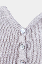 FLANNEL Light Grey Cardigan