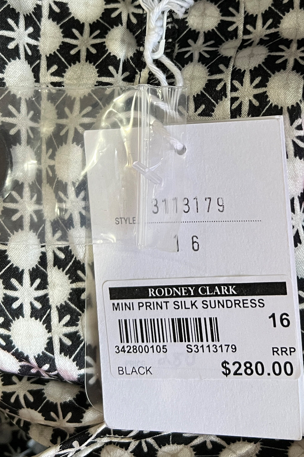 Luxe Deluxe Black and White Dress