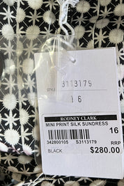 Luxe Deluxe Black and White Dress