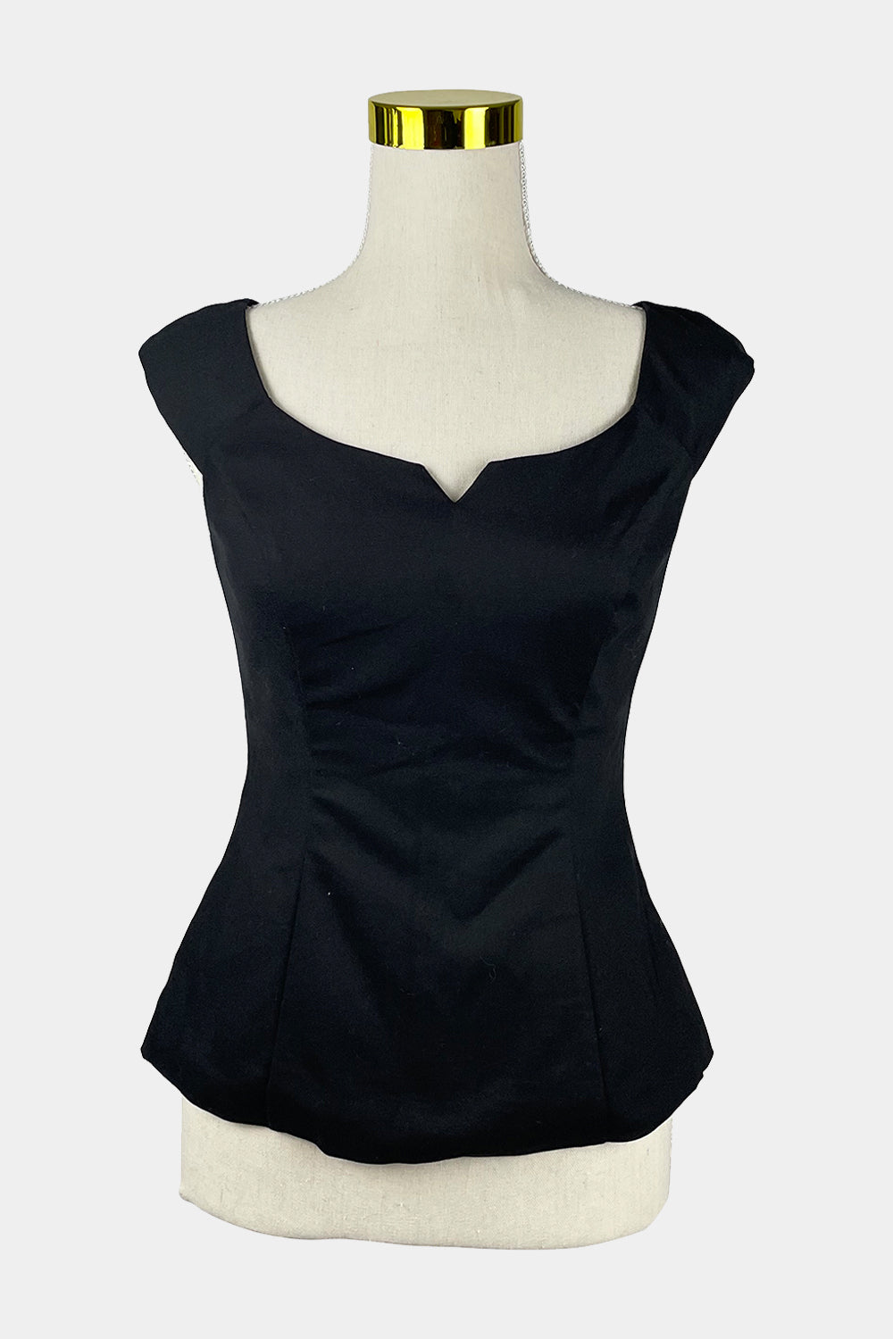 REVIEW Black Structure Top