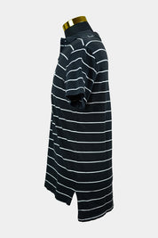 Ralph Lauren Black, White Striped Polo